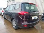 2015 VAUXHALL ZAFIRA EXCLUSIV for sale at Copart PETERLEE