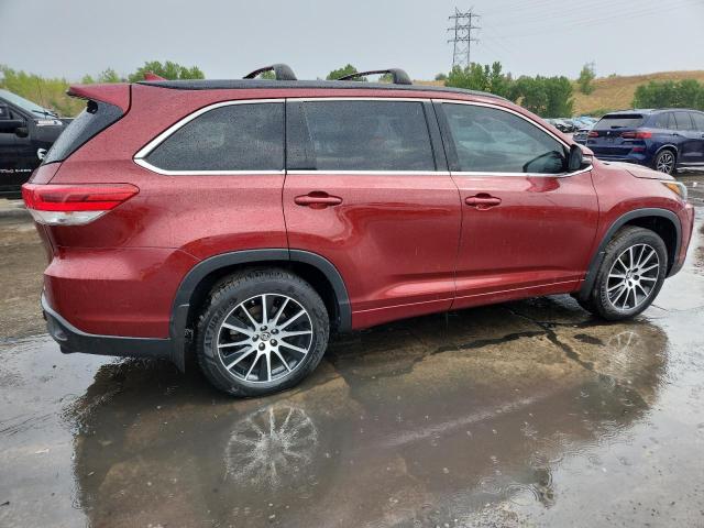  TOYOTA HIGHLANDER 2017 Бургунди