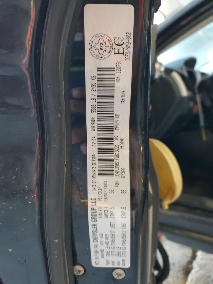 2015 Jeep Cherokee Trailhawk VIN: 1C4PJMBS1FW613221 Lot: 68860895