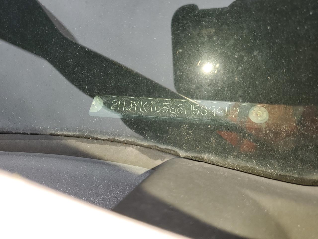 2006 Honda Ridgeline Rtl VIN: 2HJYK16586H539942 Lot: 69370605