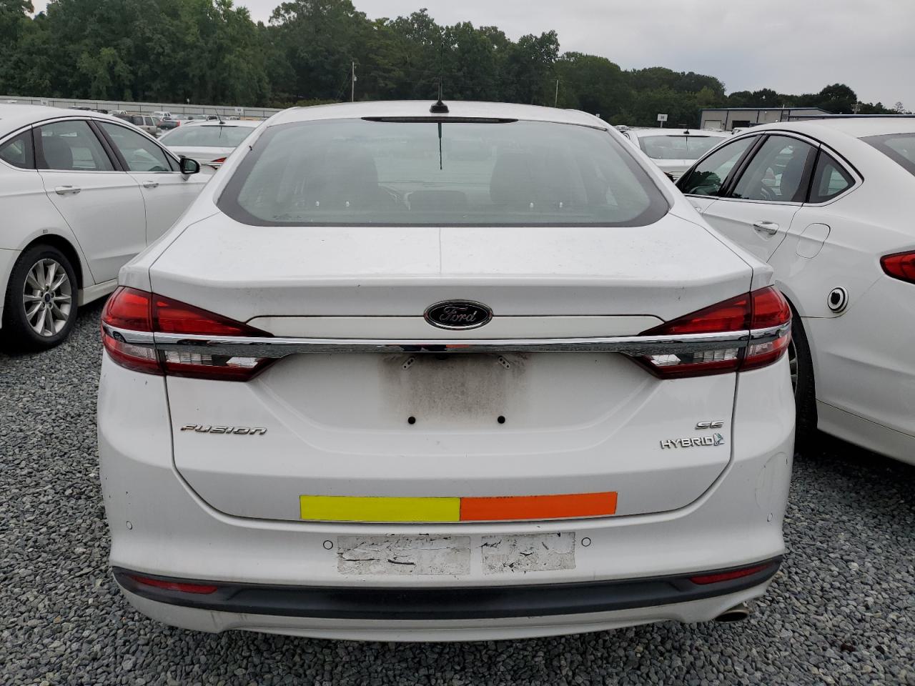 2018 Ford Fusion Se Hybrid VIN: 3FA6P0LU8JR278687 Lot: 54028225
