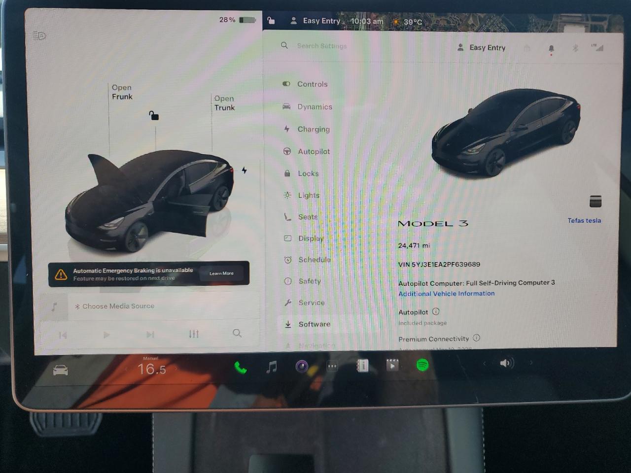 2023 Tesla Model 3 VIN: 5YJ3E1EA2PF639689 Lot: 68376075