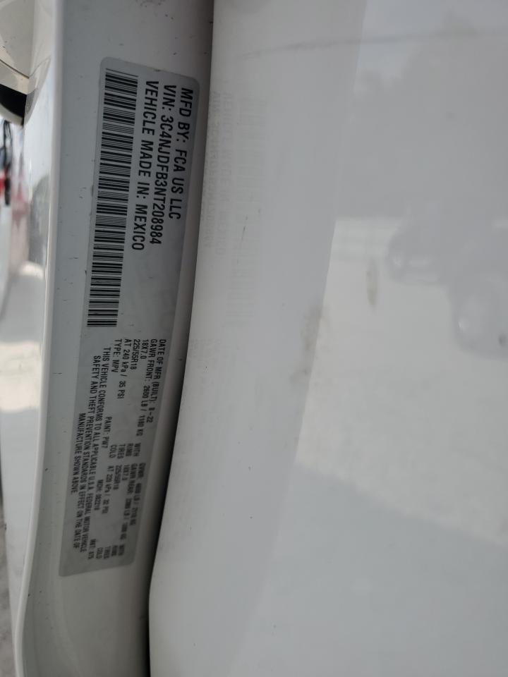 2022 Jeep Compass Latitude Lux VIN: 3C4NJDFB3NT208984 Lot: 68184915