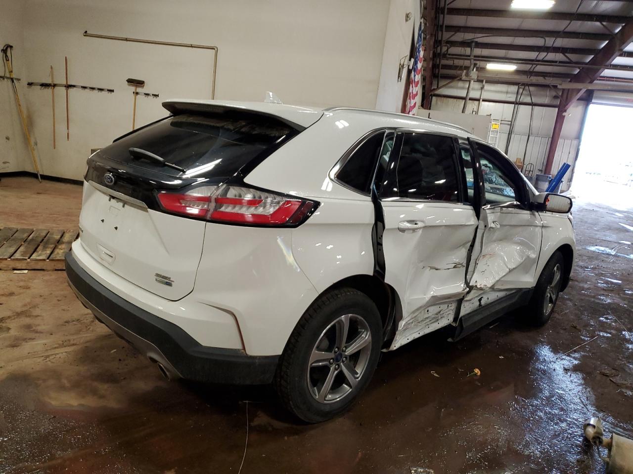 2020 Ford Edge Sel white null gas 2FMPK4J95LBA40845 photo #4