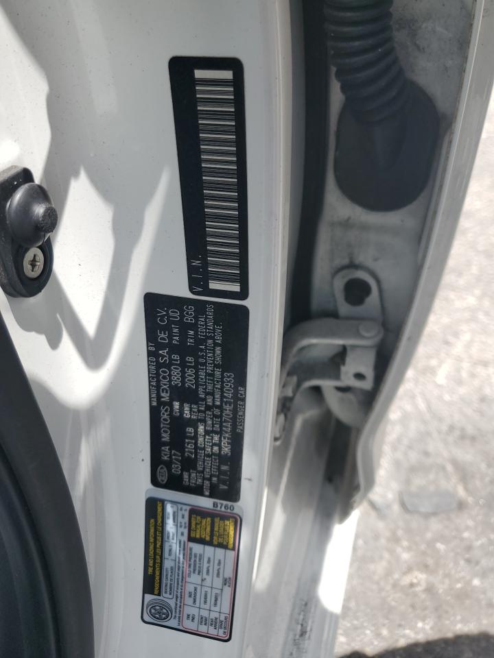 2017 Kia Forte Lx VIN: 3KPFK4A70HE140933 Lot: 69005895