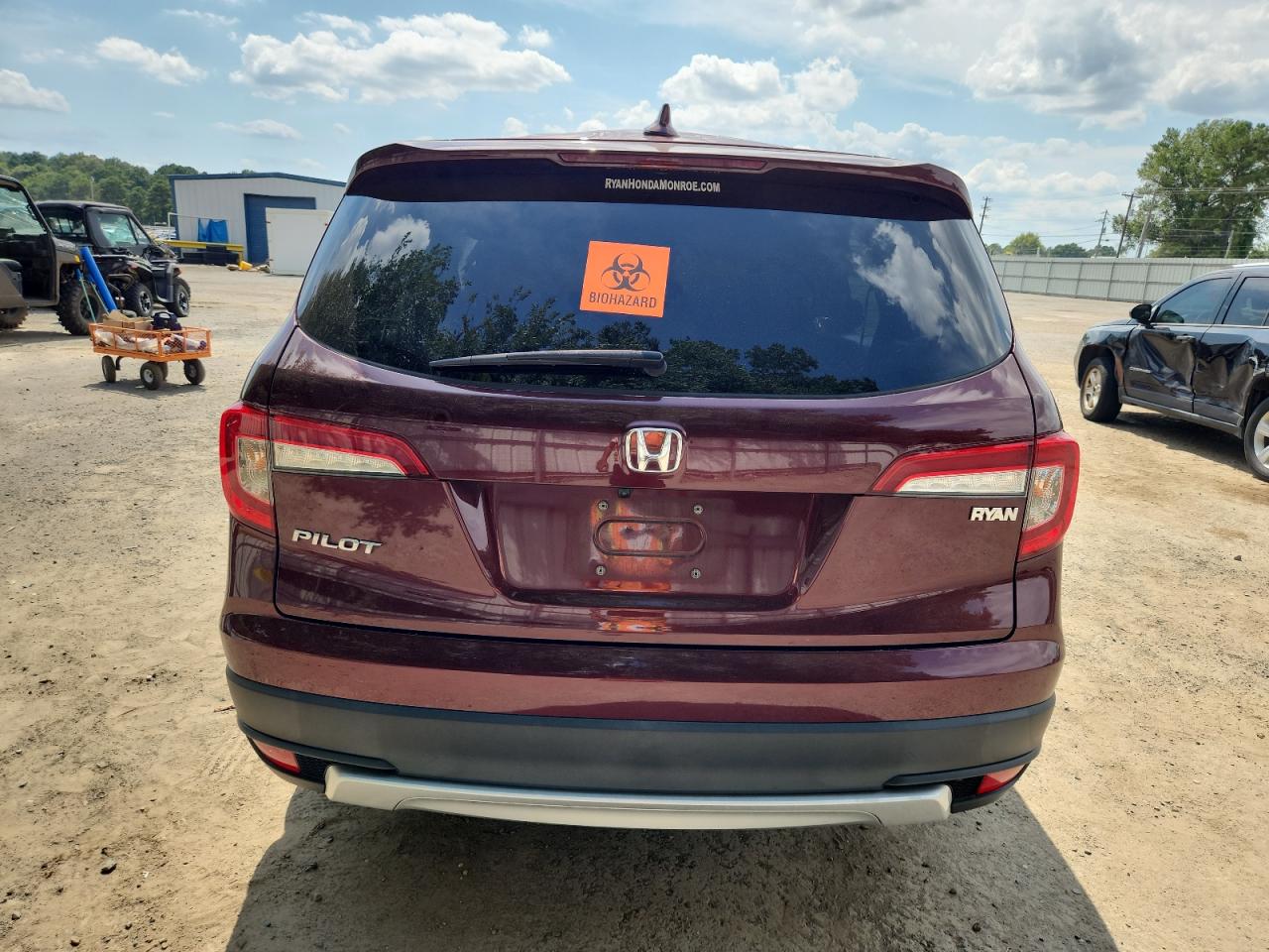 2021 Honda Pilot Exl VIN: 5FNYF5H54MB047506 Lot: 70453675