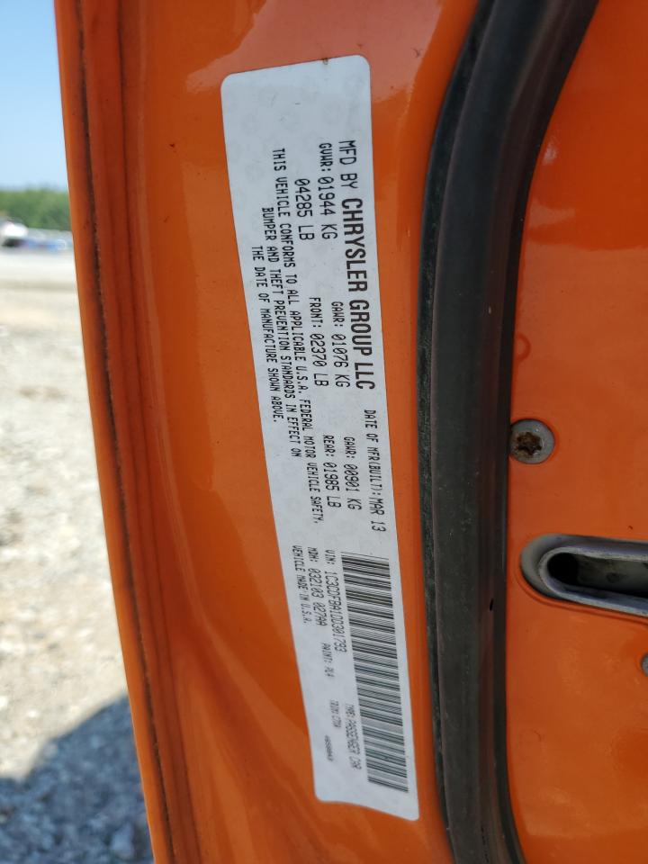 2013 Dodge Dart Sxt VIN: 1C3CDFBA1DD301793 Lot: 68651325