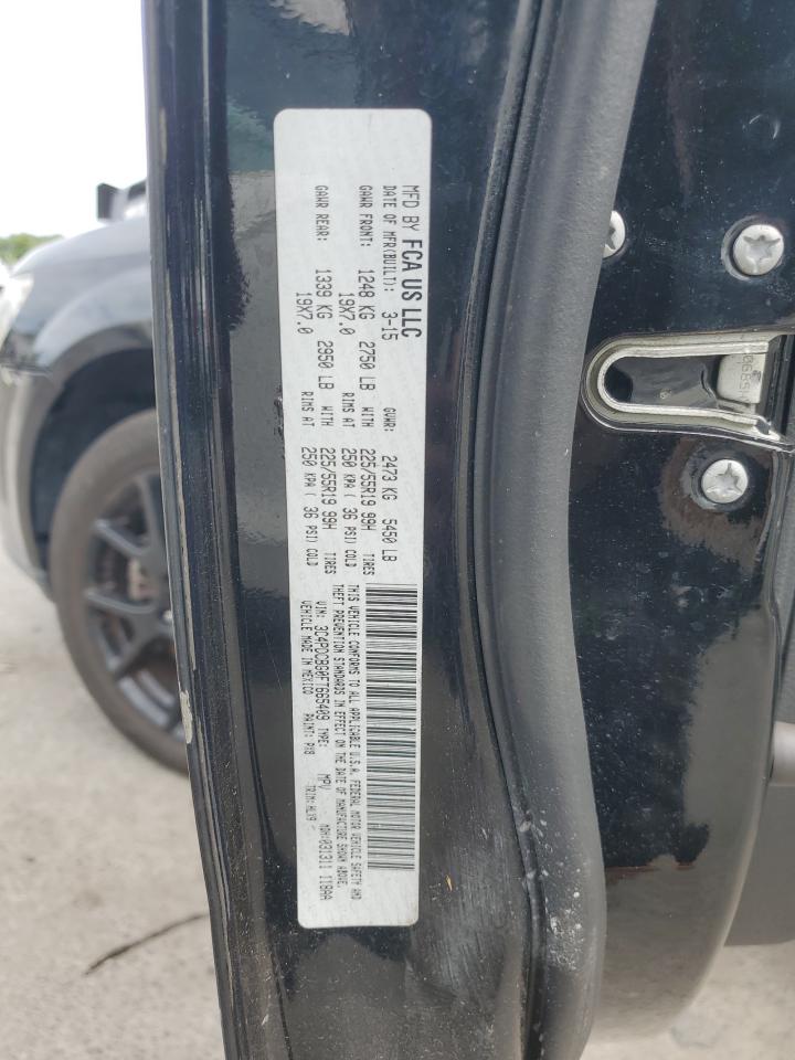 2015 Dodge Journey Sxt VIN: 3C4PDCBG0FT665409 Lot: 69632225