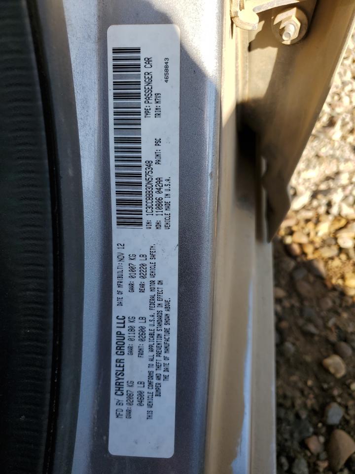 2013 Chrysler 200 Touring VIN: 1C3CCBBB3DN575348 Lot: 70106035