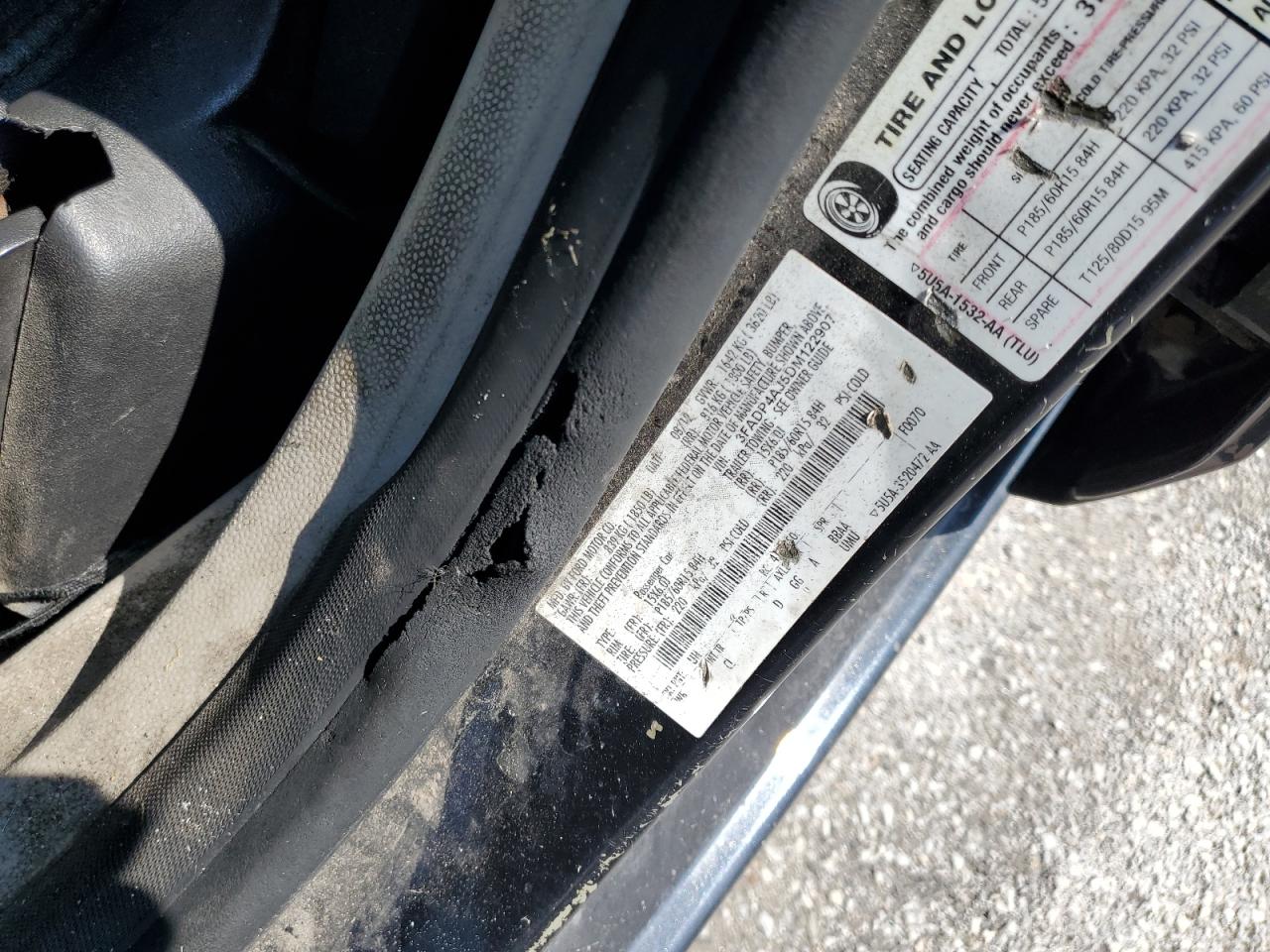 2013 Ford Fiesta S VIN: 3FADP4AJ5DM122907 Lot: 70484555