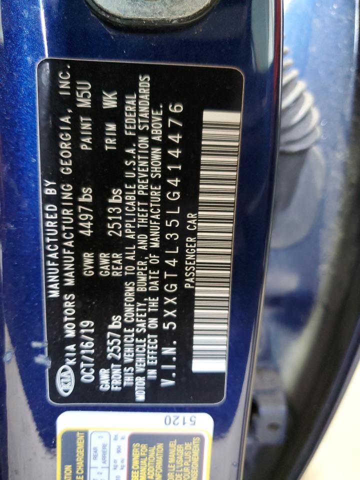 2020 Kia Optima Lx VIN: 5XXGT4L35LG414476 Lot: 70283935