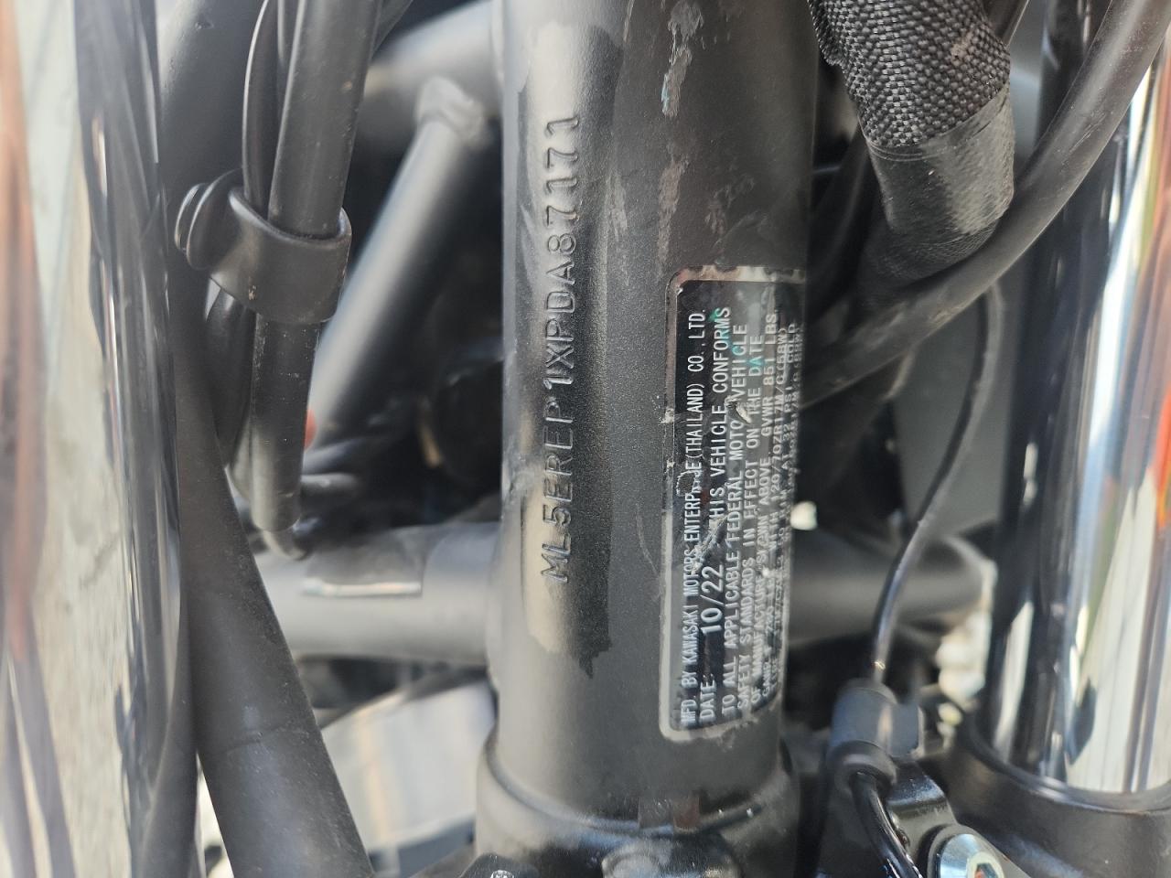 2023 Kawasaki Er650 P VIN: ML5EREP1XPDA87171 Lot: 71088815