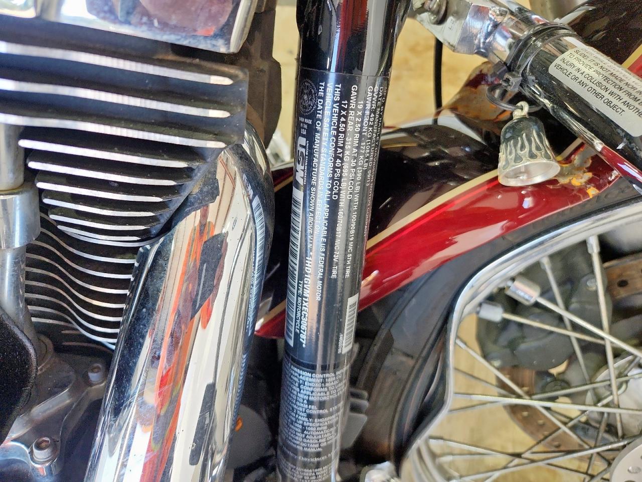 2014 Harley-Davidson Fxdc Dyna Super Glide Custom VIN: 1HD1GVM1XEC306787 Lot: 69026475