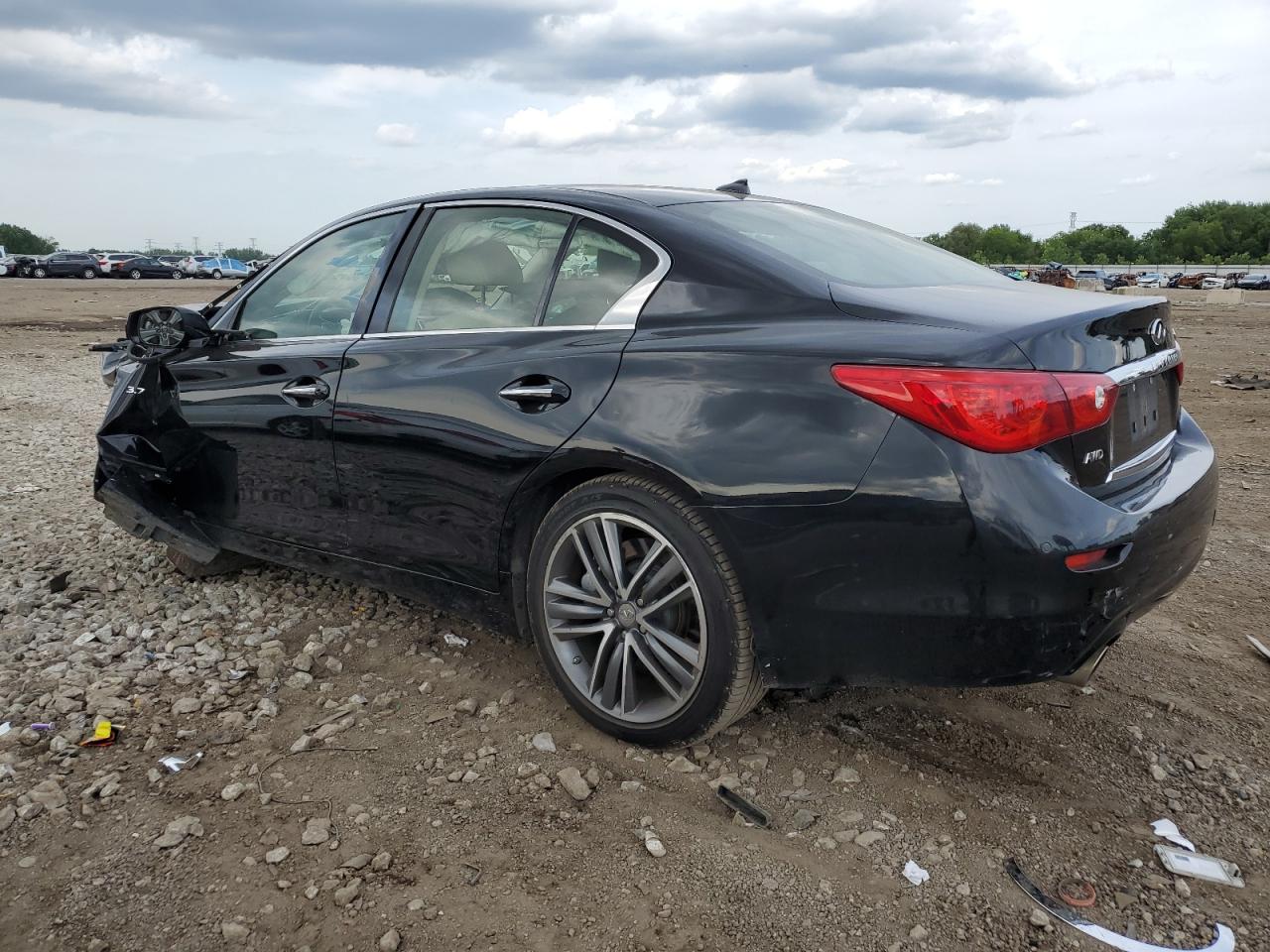 2015 Infiniti Q50 Base black null gas JN1BV7AR2FM390782 photo #3