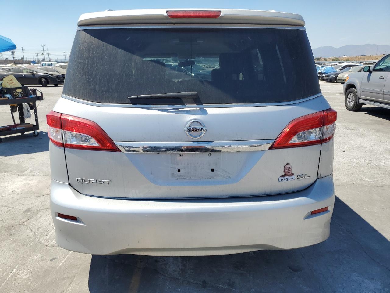 2016 Nissan Quest S VIN: JN8AE2KP4G9157813 Lot: 68171385