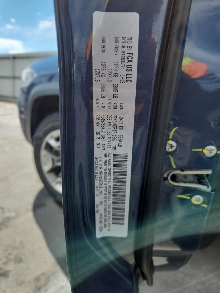 2019 Jeep Cherokee Trailhawk VIN: 1C4PJMBN2KD375413 Lot: 71127745