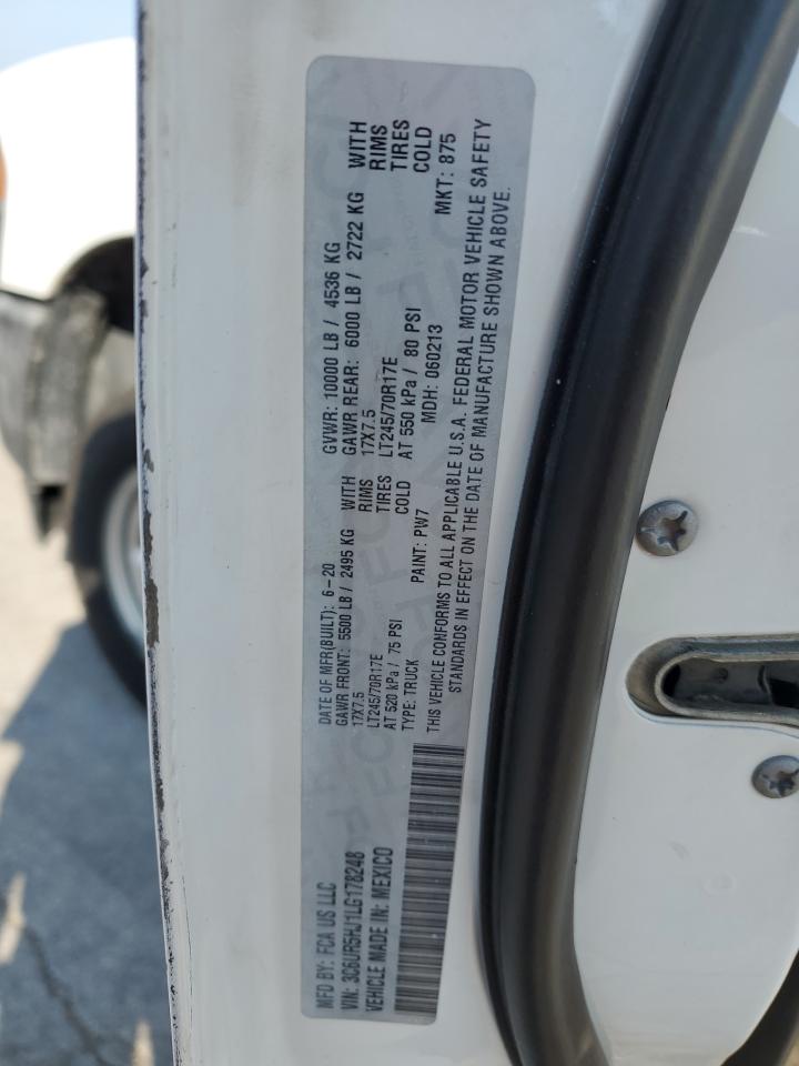 2020 Ram 2500 Tradesman VIN: 3C6UR5HJ1LG178248 Lot: 66987315