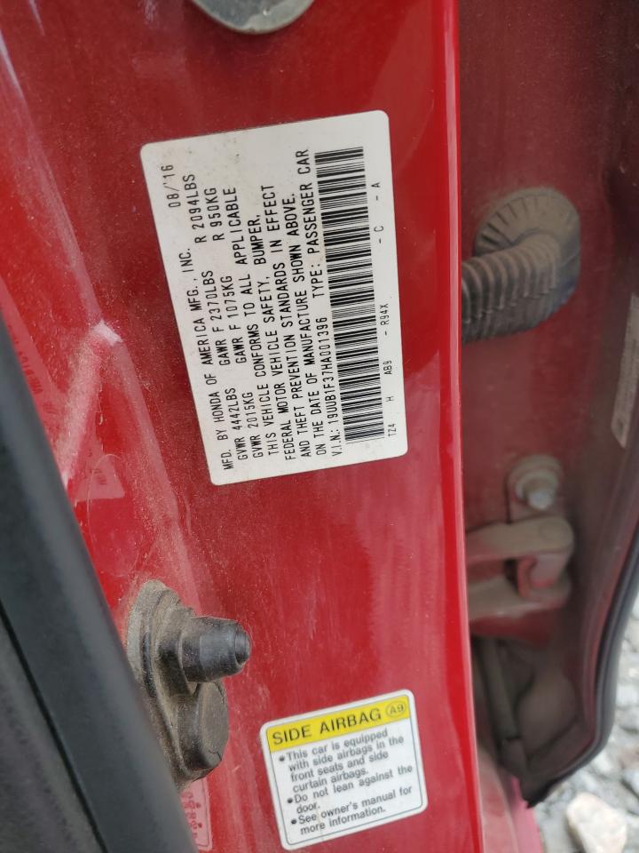 2017 Acura Tlx VIN: 19UUB1F37HA001396 Lot: 70649815