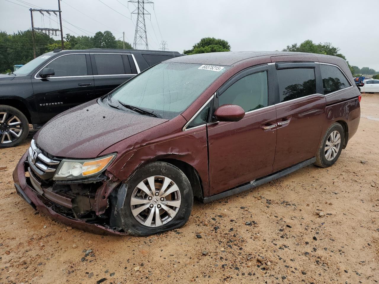 HONDA ODYSSEY 2017. Lot# 68375215. VIN 5FNRL5H3XHB026662. Photo 1