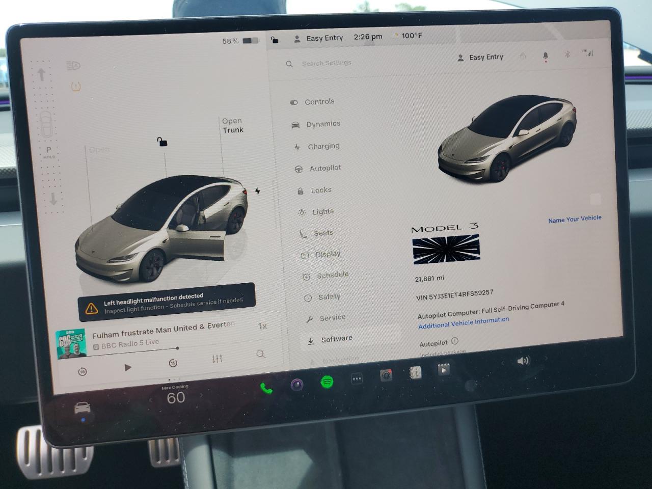 2024 Tesla Model 3 VIN: 5YJ3E1ET4RF859257 Lot: 70900365