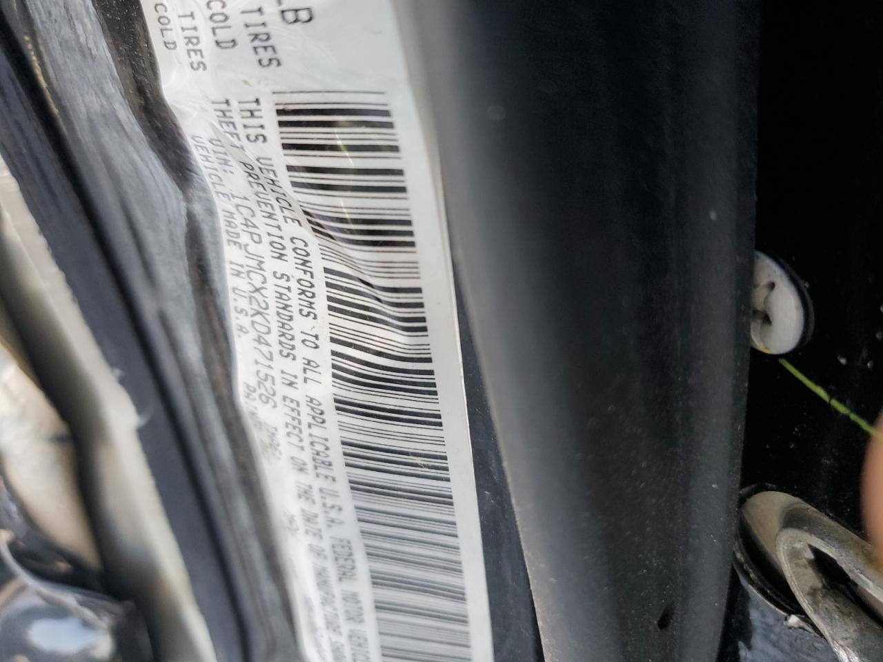 2019 Jeep Cherokee Latitude VIN: 1C4PJMCX2KD471526 Lot: 68952405