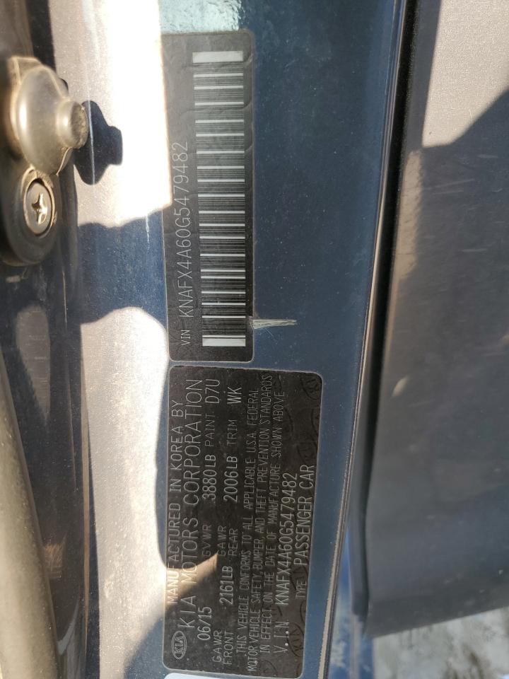 2016 Kia Forte Lx VIN: KNAFX4A60G5479482 Lot: 67441515