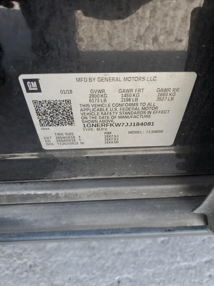 2018 Chevrolet Traverse Ls VIN: 1GNERFKW7JJ184081 Lot: 70511435