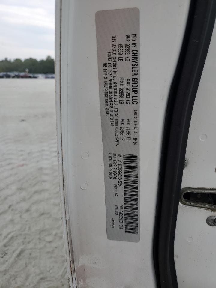 2014 Dodge Charger Police VIN: 2C3CDXAG4EH349224 Lot: 70471095