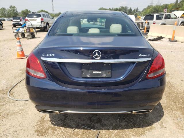  MERCEDES-BENZ C-CLASS 2018 Синий