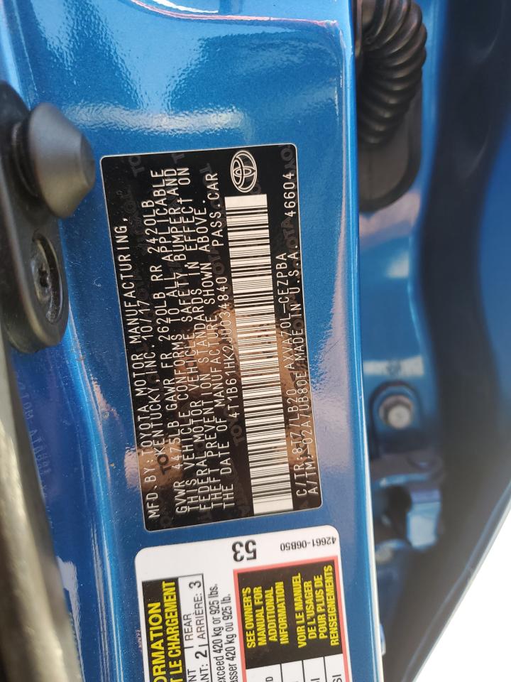 4T1B61HK2JU034840 2018 Toyota Camry Xse