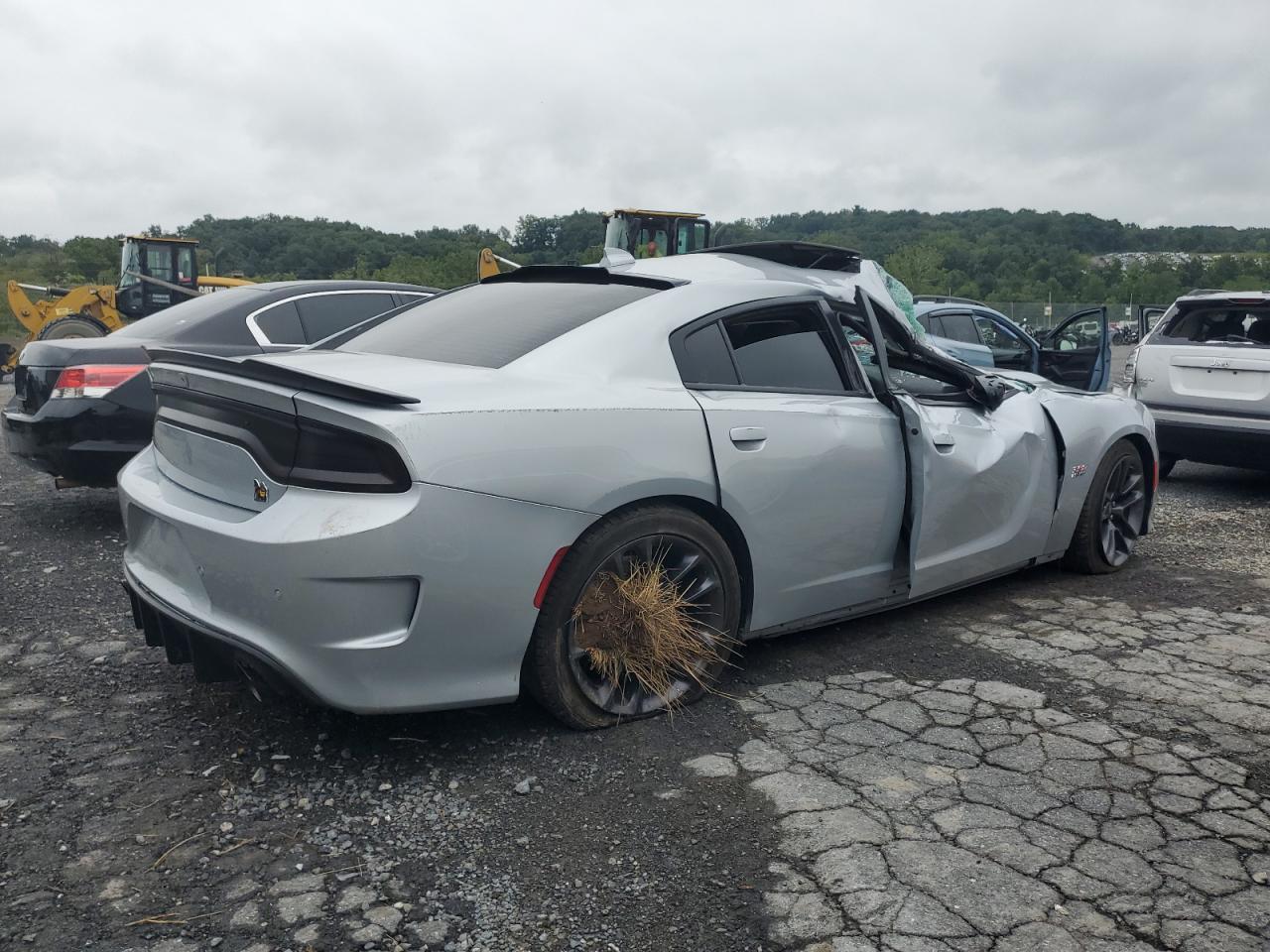2023 Dodge Charger Scat Pack silver null gas 2C3CDXGJ6PH683289 photo #4