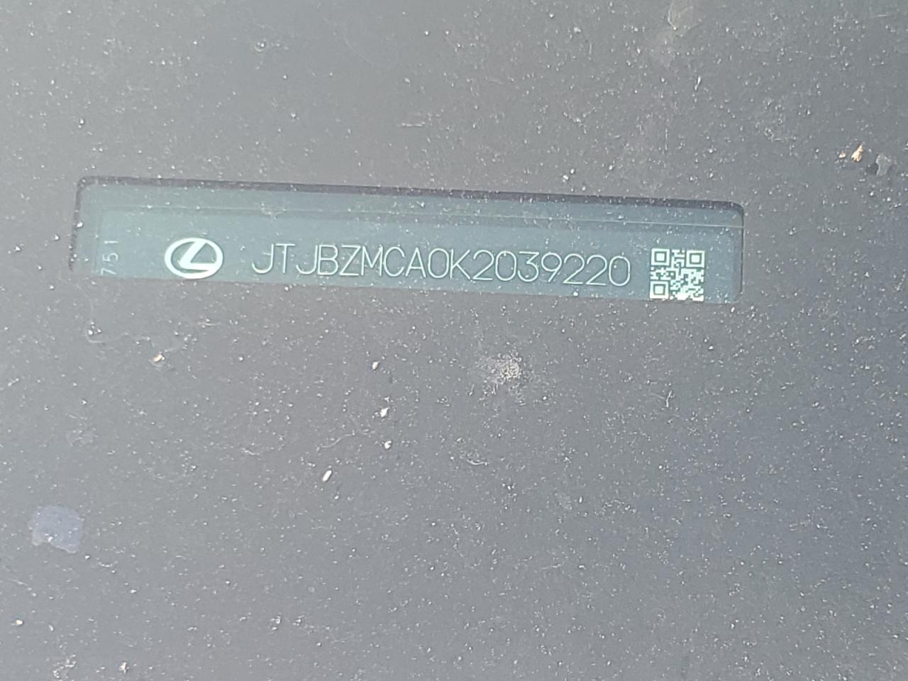 2019 Lexus Rx 350 Base VIN: JTJBZMCA0K2039220 Lot: 69107525