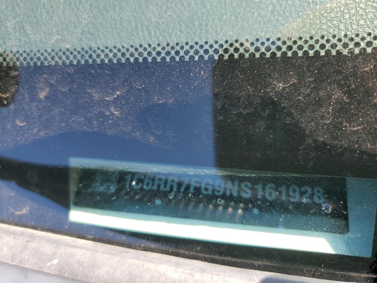 2022 Ram 1500 Classic Tradesman VIN: 1C6RR7FG9NS161928 Lot: 69440365