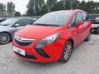 2016 VAUXHALL ZAFIRA TOURER DESIGN  for sale at Copart BELFAST