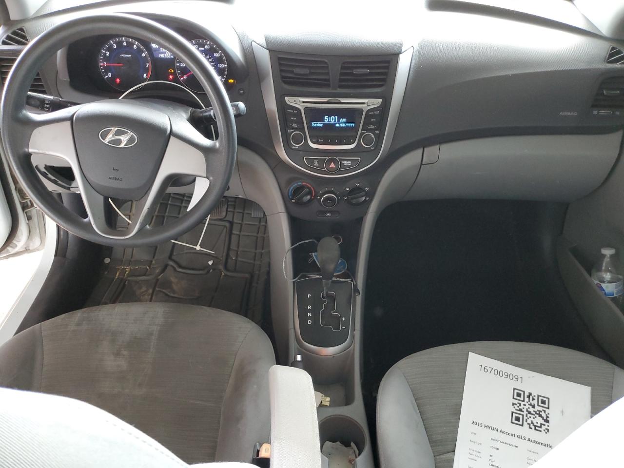 2015 Hyundai Accent Gls VIN: KMHCT4AE4FU827390 Lot: 69648095