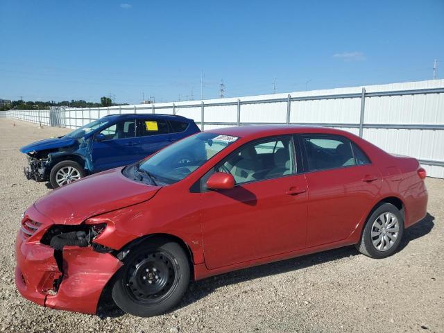  TOYOTA COROLLA 2013 Czerwony