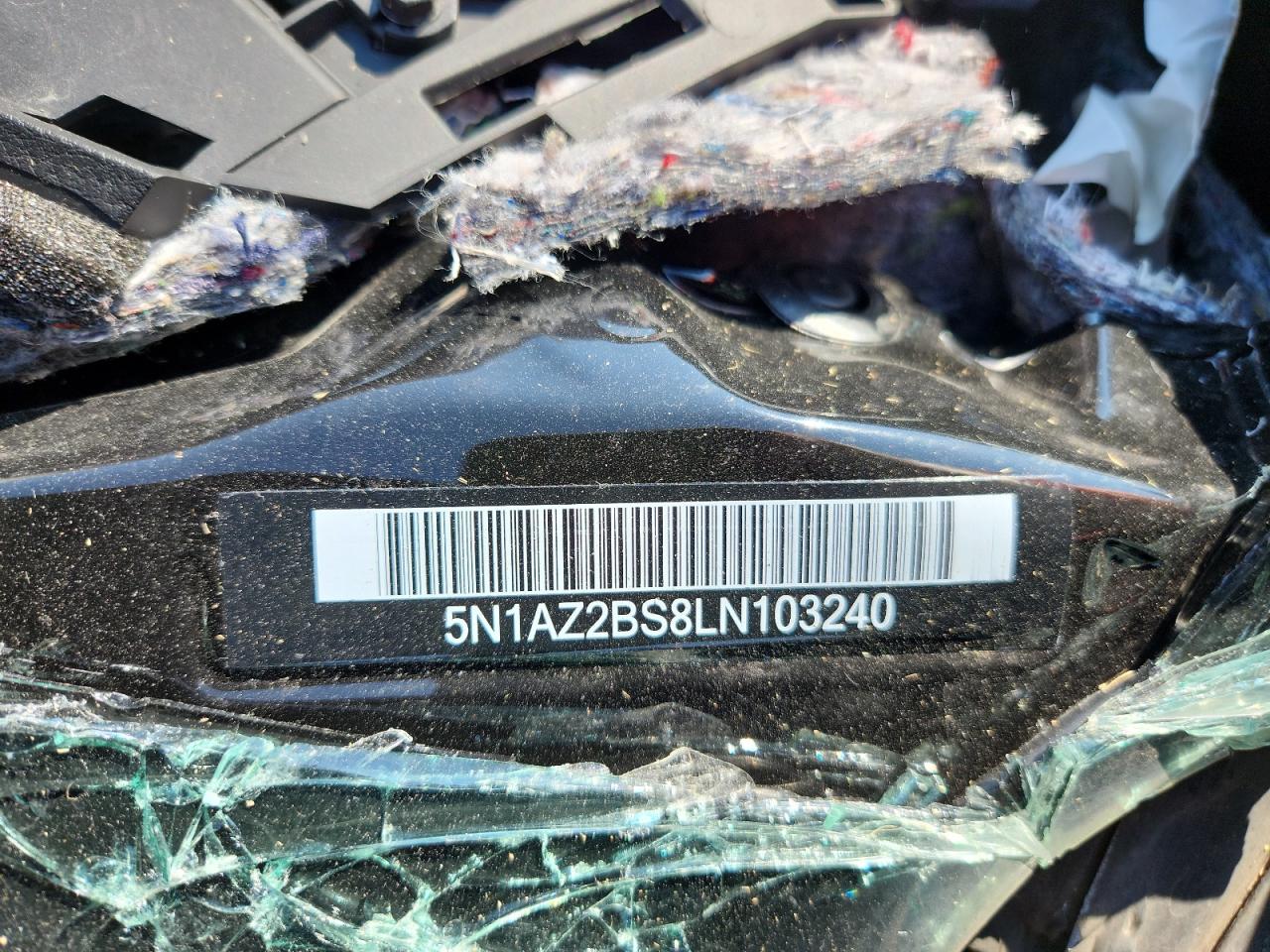 2020 Nissan Murano Sv VIN: 5N1AZ2BS8LN103240 Lot: 67508785