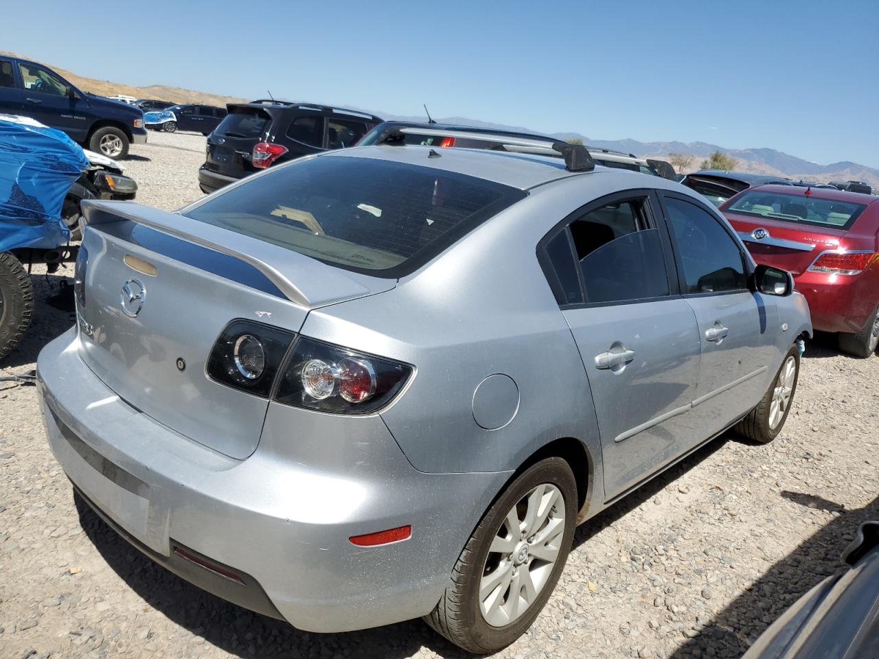 2008 Mazda 3 I grey null gas JM1BK32F981783377 photo #4