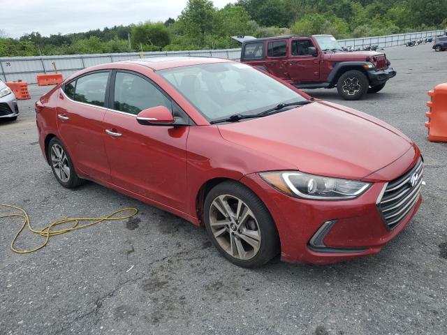 Sedans HYUNDAI ELANTRA 2017 Czerwony
