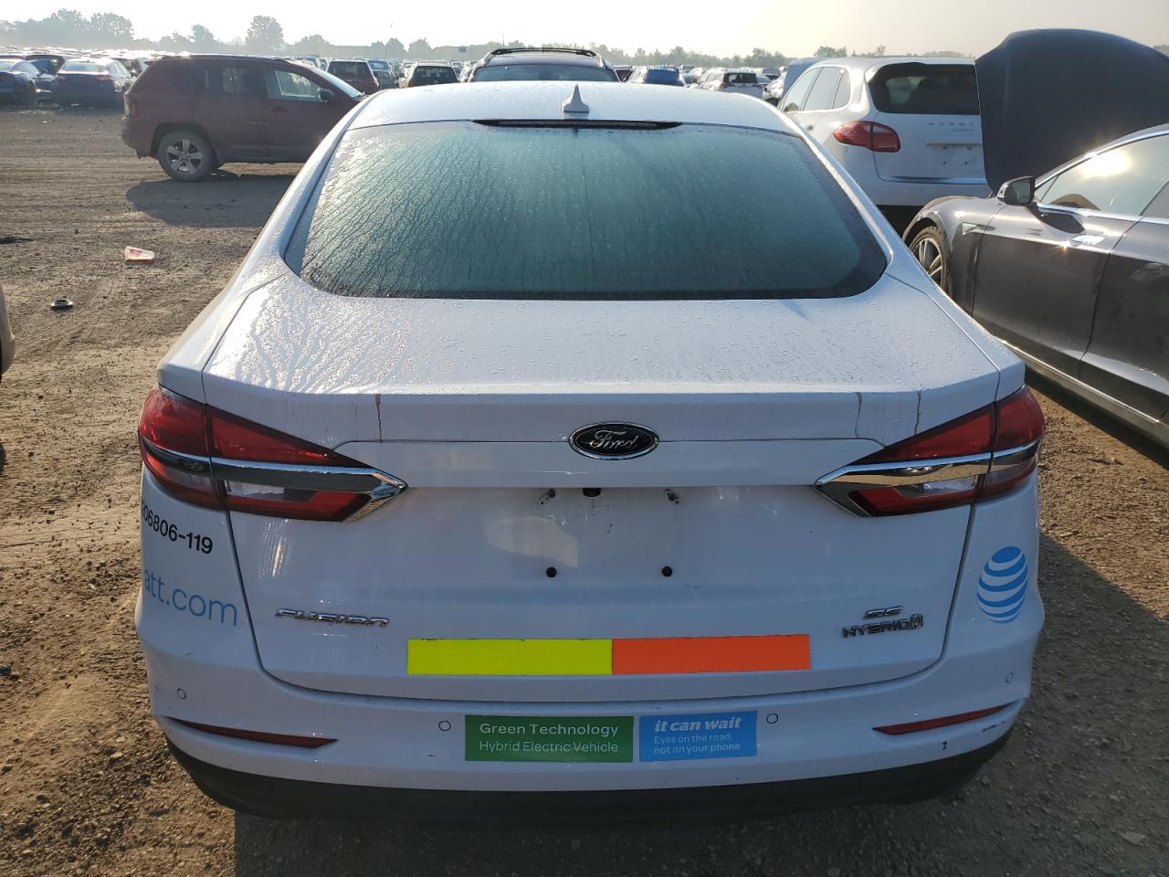 2019 Ford Fusion Se VIN: 3FA6P0LU9KR219407 Lot: 54028575