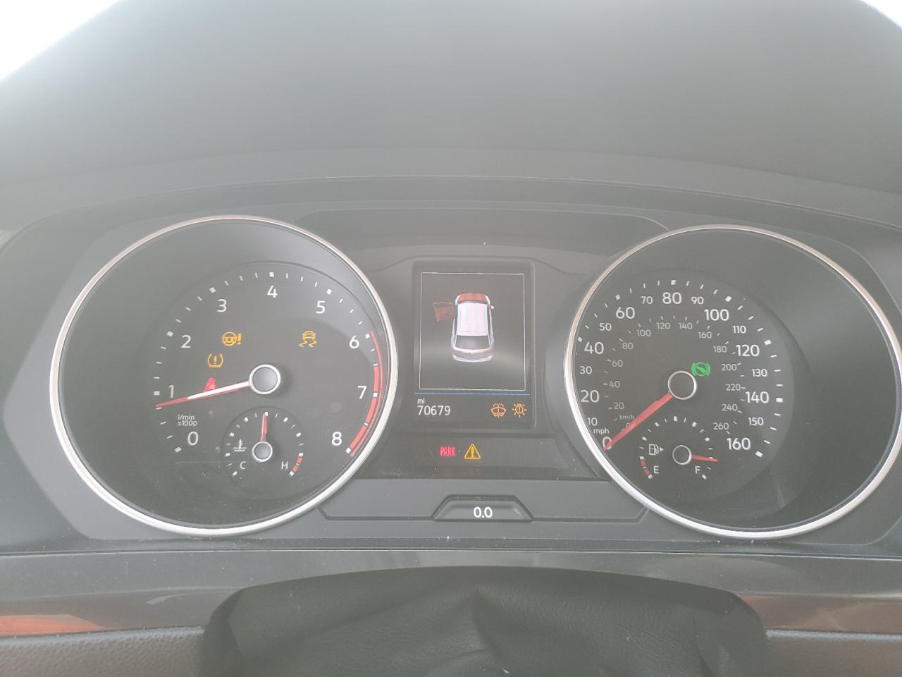 2019 Volkswagen Tiguan S VIN: 3VV1B7AX2KM144492 Lot: 68651085