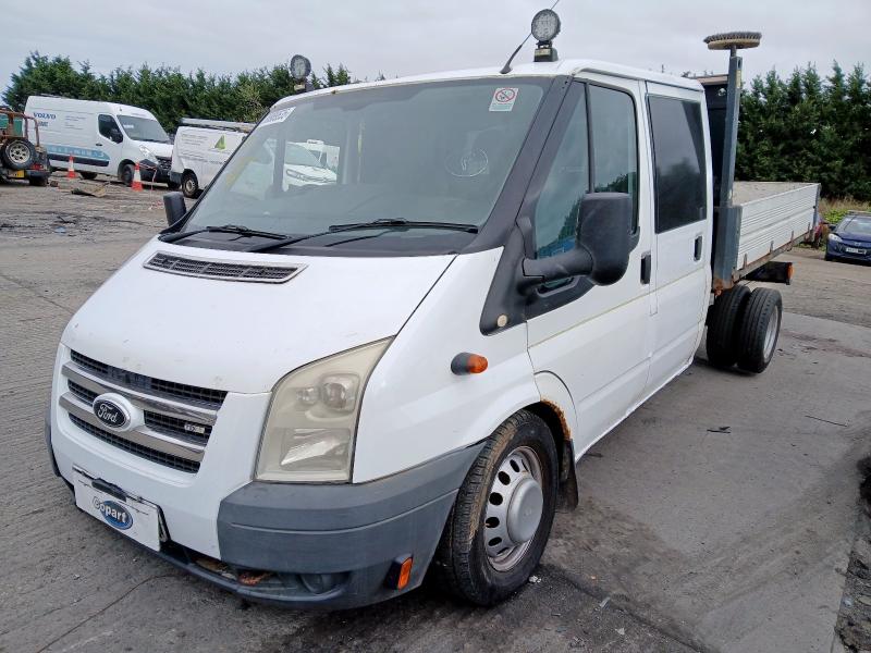 2010 FORD TRANSIT 115 T350L D/C RWD  for sale at Copart PETERLEE