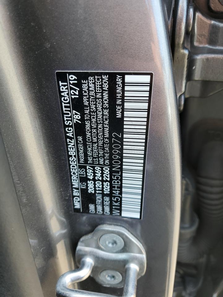 2020 Mercedes-Benz Cla 250 4Matic VIN: W1K5J4HB5LN099072 Lot: 67948225