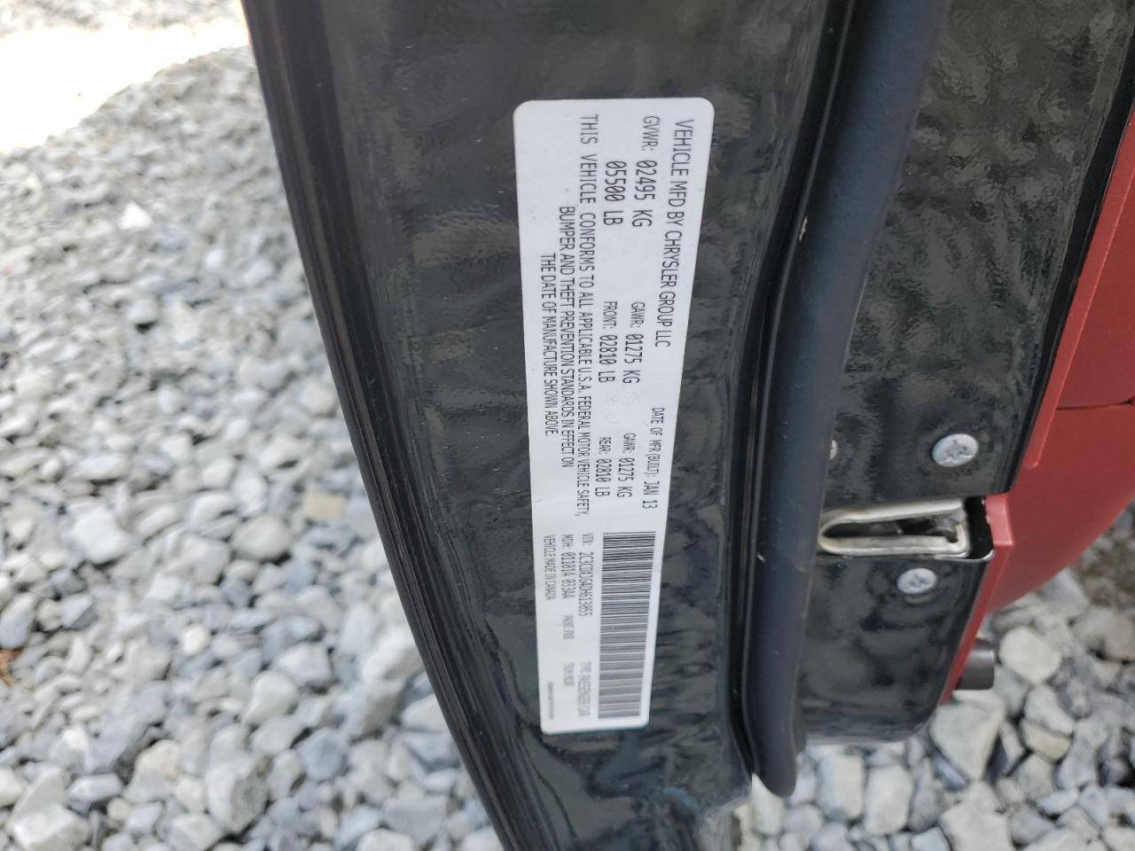 2013 Dodge Charger Sxt VIN: 2C3CDXJG4DH613055 Lot: 68251255