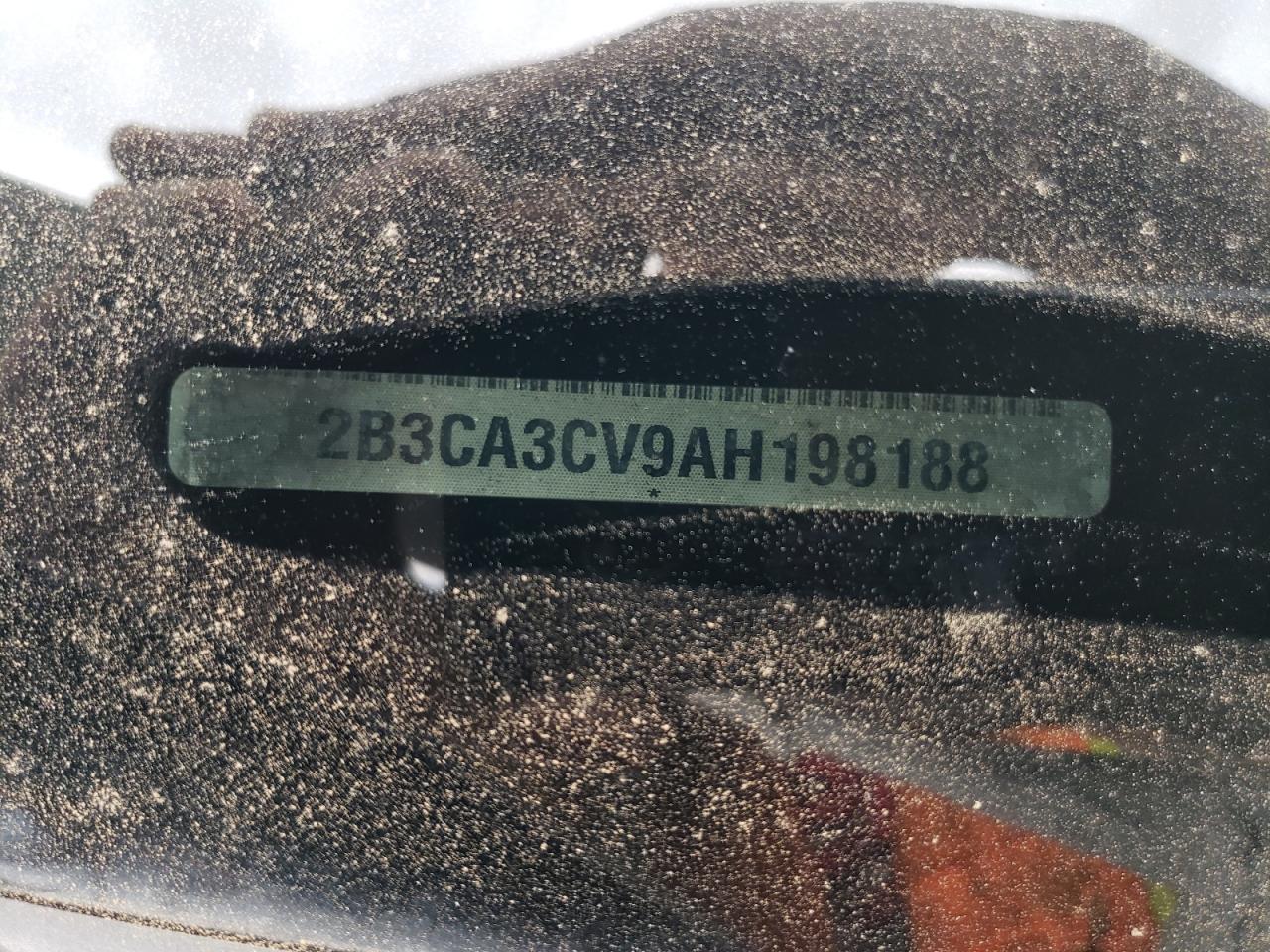 2010 Dodge Charger Sxt VIN: 2B3CA3CV9AH198188 Lot: 68176115