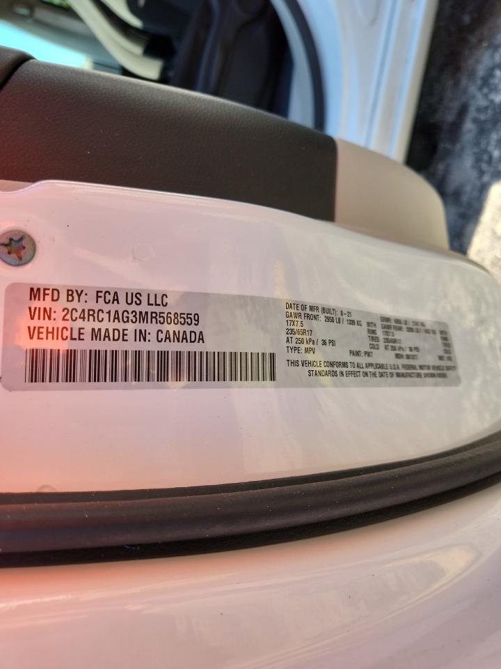 2021 Chrysler Voyager L VIN: 2C4RC1AG3MR568559 Lot: 67441605