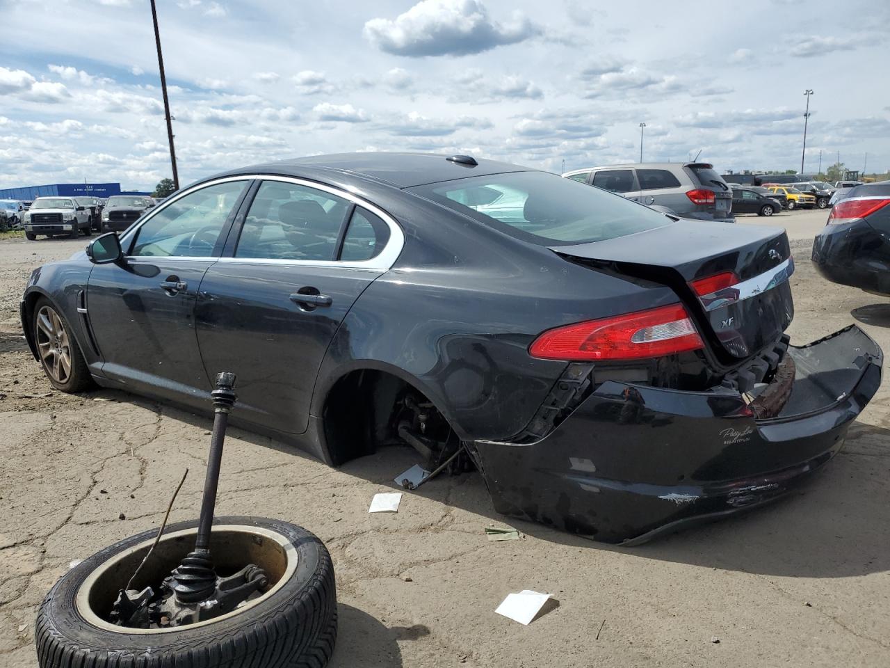 2010 Jaguar Xf Luxury black null gas SAJWA0FA0AHR61970 photo #3