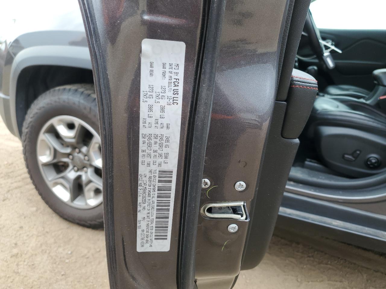 2019 Jeep Cherokee Trailhawk VIN: 1C4PJMBX0KD362550 Lot: 70257555