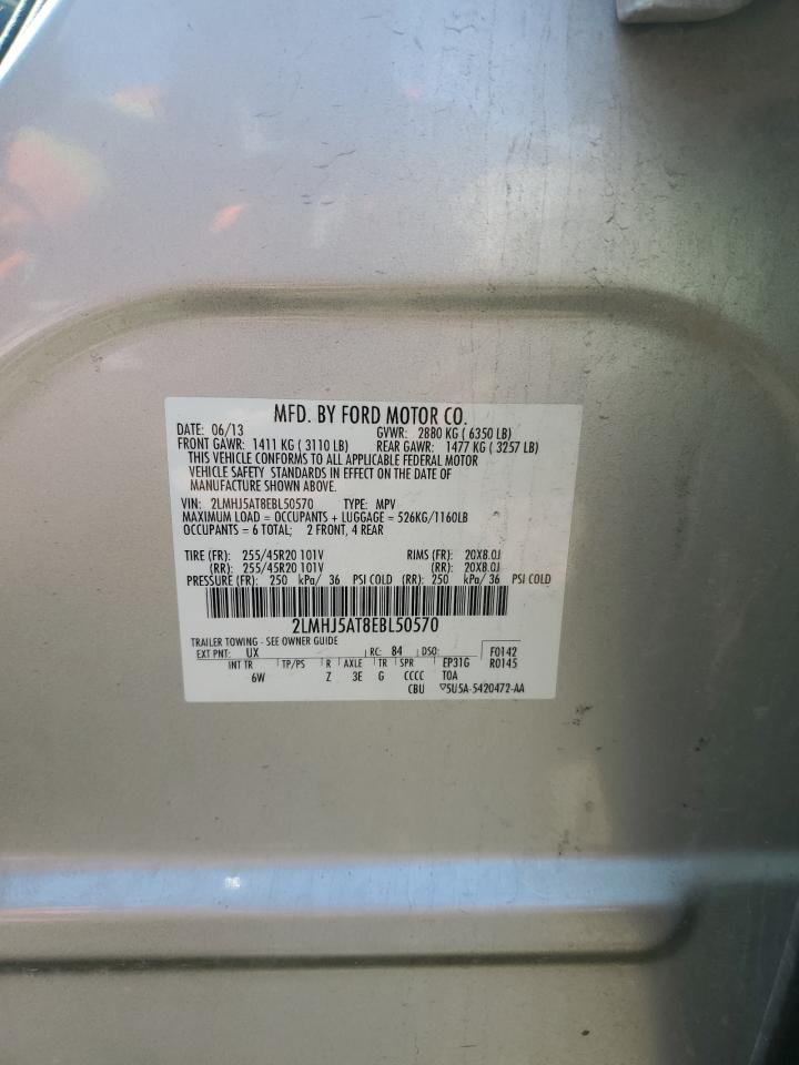 2014 Lincoln Mkt VIN: 2LMHJ5AT8EBL50570 Lot: 69476925