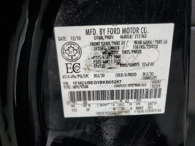 2011 FORD ESCAPE LIMITED  